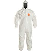 Tychem&reg; 4000 Coverall, 2X-Large, White Trail Hammer and Bolt