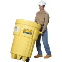Wheeled Overpack&reg; 95 Salvage Drums, 95 US gal., Mobile Trail Hammer and Bolt
