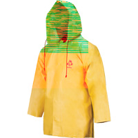 Neo-Slick Chemical & Acid Resistant Rain Jacket, Small, Yellow, Neoprene Trail Hammer and Bolt