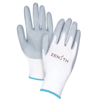Gants l&eacute;gers enduits et respirants, 10/T-Grand, R&ecirc;vetement Mousse de nitrile, Calibre 13, Enveloppe en Polyester Trail Hammer and Bolt