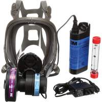Appareils de protection respiratoire (APR) &agrave; &eacute;puration d'air motoris&eacute; port&eacute;s sur le visage Powerflow, Respirateur &agrave; masque, Pile NiCd Trail Hammer and Bolt