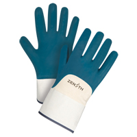 Gants &agrave; poignet de s&eacute;curit&eacute; de poids lourd, 10/T-Grand, R&ecirc;vetement Nitrile, Enveloppe en Coton Trail Hammer and Bolt