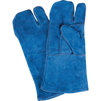 Double Palm & Thumb Welding Gloves, Split Cowhide, Size Large Trail Hammer and Bolt