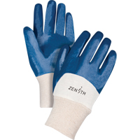 Gants &agrave; doublure interlock de poids moyen, 9/Grand, R&ecirc;vetement Nitrile, Enveloppe en Coton Trail Hammer and Bolt