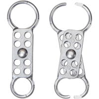 Safety Lockout Hasps, Silver Trail Hammer and Bolt