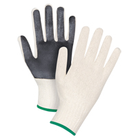Palm-Coated String Knit Gloves, Poly/Cotton, Single Sided, 7 Gauge, Medium Trail Hammer and Bolt