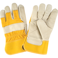 Premium Quality Fitters Gloves, Large, Grain Cowhide Palm, Cotton Inner Lining Trail Hammer and Bolt
