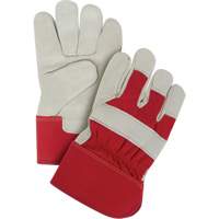 Gants d'ajusteur doubl&eacute;s pour l'hiver &agrave; chaleur sup&eacute;rieure, Grand, Paume en Cuir fleur de porc, Doublure en Thinsulate Trail Hammer and Bolt