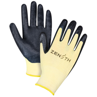 Gants r&eacute;sistants &agrave; la coupe avec prise sup&eacute;rieure, Taille 2T-Grand/11, Calibre 13, Rev&ecirc;tement Mousse de nitrile, Enveloppe en Aramide, ANSI/ISEA 105 niveau 3/EN 388 niveau 5 Trail Hammer and Bolt