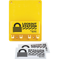Poste de verrouillage compacte, Cadenas Aucune, Capacit&eacute; de 4, Cadenas Non compris Trail Hammer and Bolt