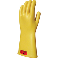Gants isolants en caoutchouc naturel jaune, ASTM classe 0, Taille 8, 14" lo Trail Hammer and Bolt