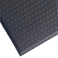 Cushion Select Mat, Diamond, 2' x 3' x 5/8", Charcoal, Nitrile/PVC Trail Hammer and Bolt