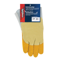 Pipeliner Welding Gloves, Split Cowhide, Size Large Trail Hammer and Bolt