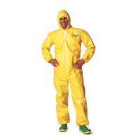 Tychem&reg; 2000 Coveralls, 3X-Large, Yellow Trail Hammer and Bolt