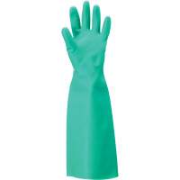 Solvex&reg; 37-185 Gloves, Size X-Large/10, 18" L, Nitrile, 22-mil Trail Hammer and Bolt