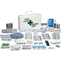 Trousses de premiers soins standards pour le bureau, Dispositif m&eacute;dical Classe 1, Boîte en plastique Trail Hammer and Bolt