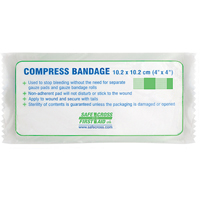 Compress (Pressure) Bandages - Sterile, 4-1/4" L x 3-1/2" W Trail Hammer and Bolt