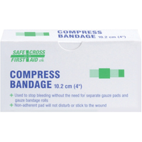 Compress (Pressure) Bandages, 4" L x 4" W Trail Hammer and Bolt