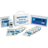 Trousses d'urgence pour brûlures Water Jel, Boîte en plastique de 36 unit&eacute;s, Classe 2 Trail Hammer and Bolt