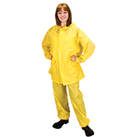 RZ300 Rain Suit, PVC, Small, Yellow Trail Hammer and Bolt