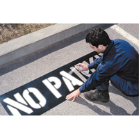 Parking Lot Stencils, English, 12" Trail Hammer and Bolt