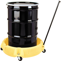 Spill Scooter, 35" dia. x 9" H, 11 US gal. Spill Cap. Trail Hammer and Bolt