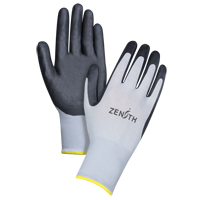 Gants l&eacute;gers enduits et respirants, 11/2T-Grand, R&ecirc;vetement Mousse de nitrile, Calibre 13, Enveloppe en Polyester Trail Hammer and Bolt