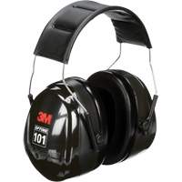 Peltor Optime 101 Series Earmuffs, Headband, 27 NRR dB Trail Hammer and Bolt