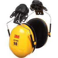 Peltor Optime 98 Series Earmuffs, Cap Mount, 23 NRR dB Trail Hammer and Bolt