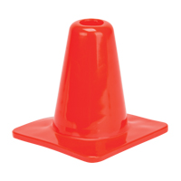 Traffic Cone, 6", Orange Trail Hammer and Bolt
