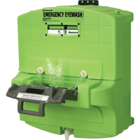 Poste de douche oculaire Fendall Pure Flow 1000, Aliment&eacute; par gravit&eacute;, Capacit&eacute; 7 gal., Conformit&eacute; ANSI Z358.1 Trail Hammer and Bolt