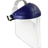 Harnais de t&ecirc;te avec visi&egrave;re, Polycarbonate, Suspension Rochet Trail Hammer and Bolt