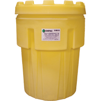 Poly-Overpack&reg; Salvage Drum, 95 US gal., Stationary Trail Hammer and Bolt