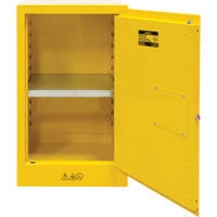 Flammable Storage Cabinet, 12 gal., 1 Door, 23" W x 35" H x 18" D Trail Hammer and Bolt