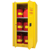 Armoire pour produits inflammables, 60 gal., 2 Porte(s), 34" La x 65" h x 34" p Trail Hammer and Bolt