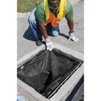 Bac de r&eacute;tention carr&eacute; Ultra-Drain Guard avec orifice de trop-plein, Huile & s&eacute;diments, 16" - 28" lo x 20" - 36" la Trail Hammer and Bolt