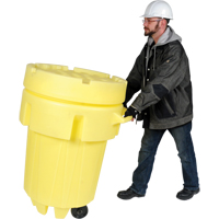 Ultra-Overpacks&reg; Wheeled Drum, 95 gal., Mobile Trail Hammer and Bolt