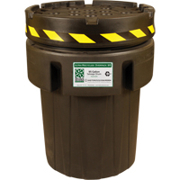 Ultra-Recycled Overpack&reg; Salvage Drum, 95 gal., Stationary Trail Hammer and Bolt