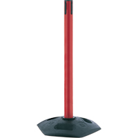 Poteau receveur robuste &agrave; ligne simple, Hauteur de 38", Rouge Trail Hammer and Bolt