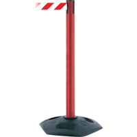 Poteau receveur robuste &agrave; ligne simple, Hauteur de 38", Noir Trail Hammer and Bolt