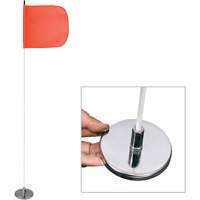 Safety Whip&reg; Light-Duty Whips, Magnet Mount, 5' High, Orange Trail Hammer and Bolt