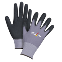Gants ZX-1 de premi&egrave;re qualit&eacute; compatibles avec les &eacute;crans tactiles, 10/T-Grand, R&ecirc;vetement Nitrile/Mousse de nitrile, Calibre 15, Enveloppe en Nylon Trail Hammer and Bolt