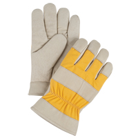 Premium Winter-Lined Work Gloves, Large, Grain Pigskin Palm, Foam Fleece Inner Lining Trail Hammer and Bolt