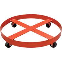 Poly-Collector Drum Dolly, 27.5" dia. x 5.5" H Trail Hammer and Bolt