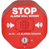 Exit Stopper&reg; Door Alarms, Wall Trail Hammer and Bolt