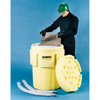 Poly-Overpack&reg; 65 Salvage Drum, 65 US gal., Stationary Trail Hammer and Bolt