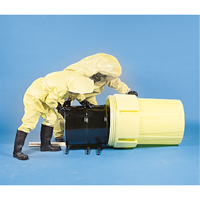 Poly-Overpack&reg; 65 Salvage Drum, 65 US gal., Stationary Trail Hammer and Bolt