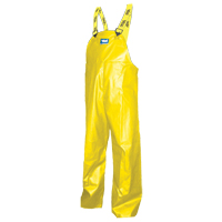 Journeyman&reg; Bib Pants, Small, Polyester/PVC, Yellow Trail Hammer and Bolt