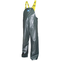 Journeyman&reg; Bib Pants, 4X-Large, Polyester/PVC, Green Trail Hammer and Bolt