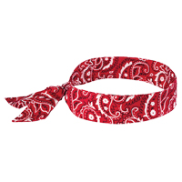 Chill-Its&reg; 6700 Cooling Bandanas, Red Trail Hammer and Bolt